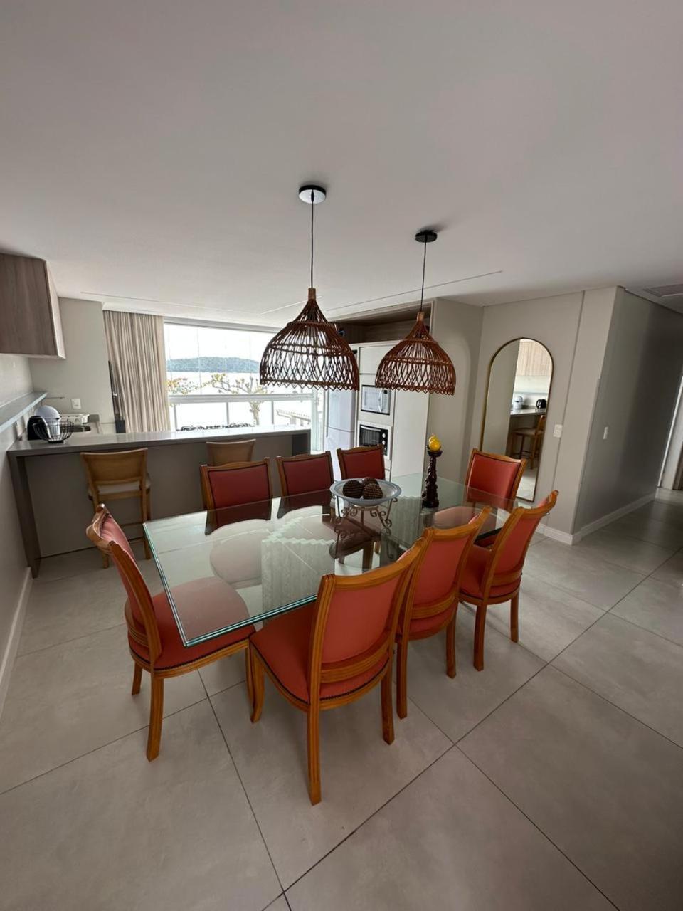 Apartamento Frente Mar Na Baia De Porto Belo Esterno foto